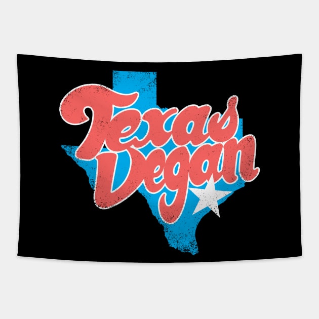 Texas Vegan Lone Star Tee Tapestry by SavageHardyFree