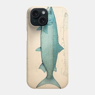 Chinook Salmon Fish Print Phone Case