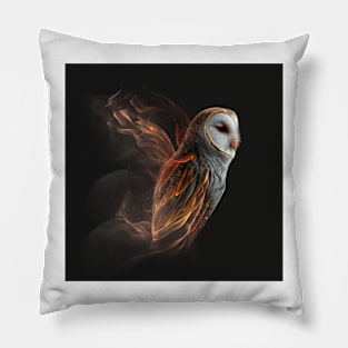 Barn Owl Whisp 01 Pillow