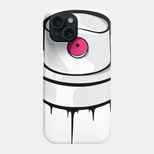 Pink Dot Spraycan Fat Cap Phone Case