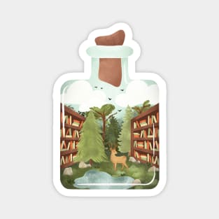 FOREST LIBRARY Magnet