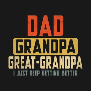 Great Grandpa For Fathers Day T-Shirt