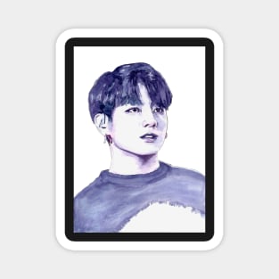 BTS Jungkook Watercolour Design by NiamhYoungArt Magnet