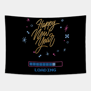 Happy New Year Tapestry