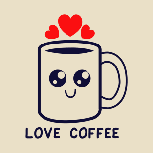 Love coffee doodle T-Shirt