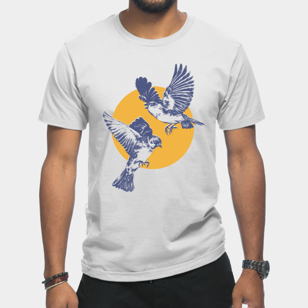 Discover Sparrows - Birds - T-Shirt