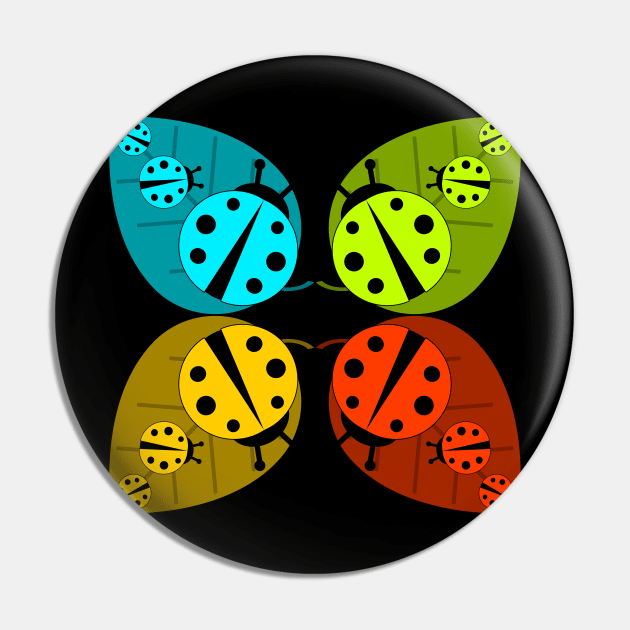 Ladybugs in colors Pin by Lauromir