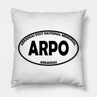 Arkansas Post National Memorial oval Pillow