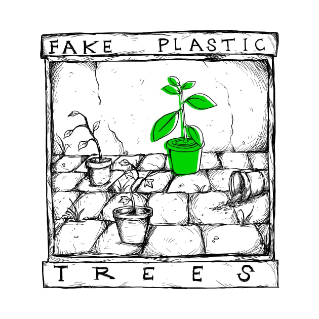 Fake Plastic Trees - Illustrated Lyrics by bangart