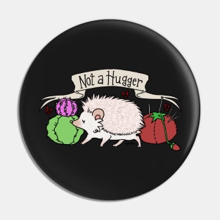 Not A Hugger - Antisocial Hedgehog - Albino Pin