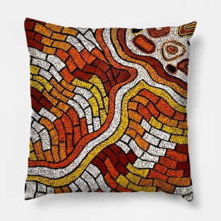 Australian Aboriginal Art Pillow