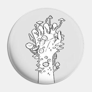 Parasite Hands: Fungi Pin