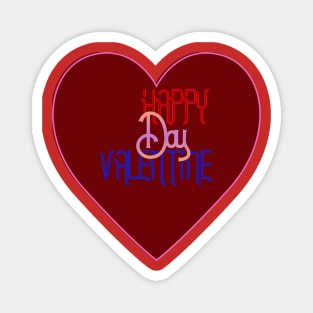 happy valentine day Magnet