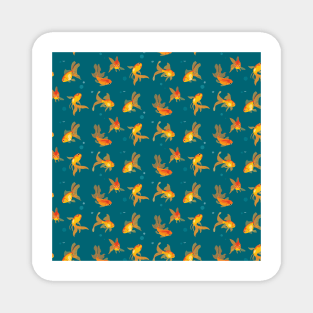 Goldfish Pattern Magnet