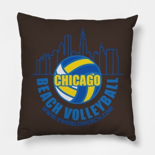 Chicago Beach Volleyball B Pillow