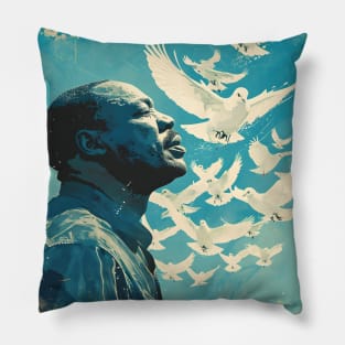 Inspire Unity: Festive Martin Luther King Day Art, Equality Designs, and Freedom Tributes! Pillow