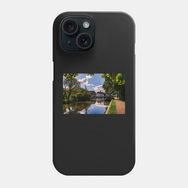 A Stroll By The Kennet as Digital Art Phone Case by IanWL