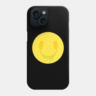 Music smile, smiley emoji Phone Case