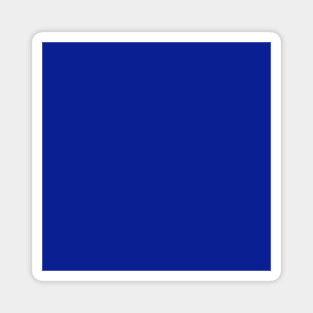 Dark Blue Solid Color Magnet