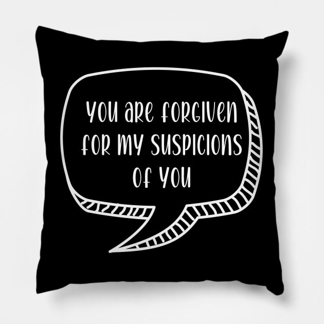 Righteous Gemstone Quotes Funny Design Pillow by ARTSYVIBES111