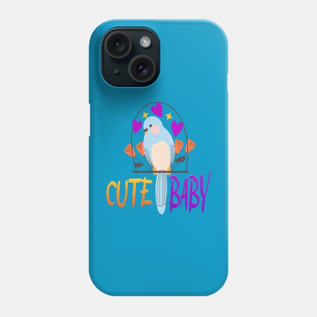 (Parrot) Cute baby Phone Case by Abouharoune