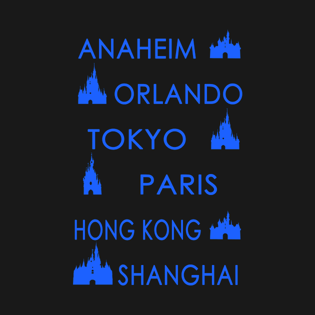 My Cities (Color on White) by DevonDisneyland