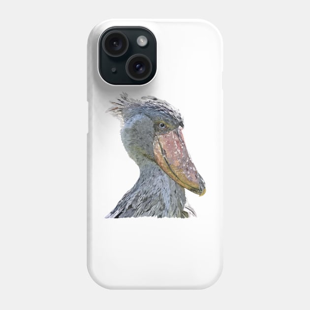 Shoebill Phone Case by obscurite