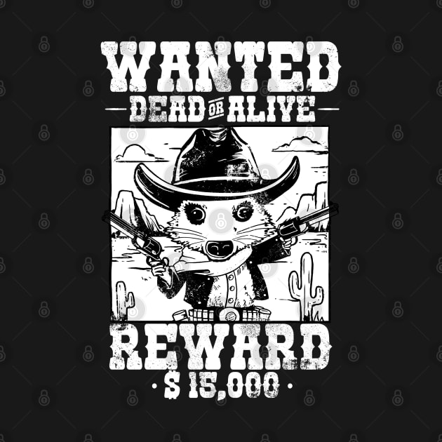 Wanted Opossum by GoshWow 