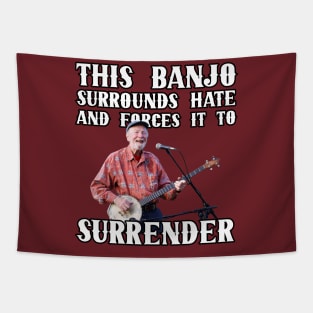 This Banjo Surrounds Hate and Forces It To Surrender Tapestry