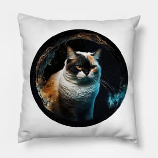 Warrior Cats in Round: Captivating Designs for Feline Enthusiasts Pillow