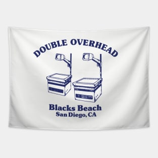 Double Overhead Blacks Beach, San Diego, CA - Light Tapestry