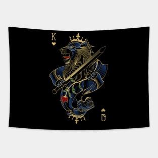 King and Queen card Tapestry