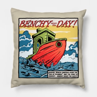 Benchy saves the Day! Pillow