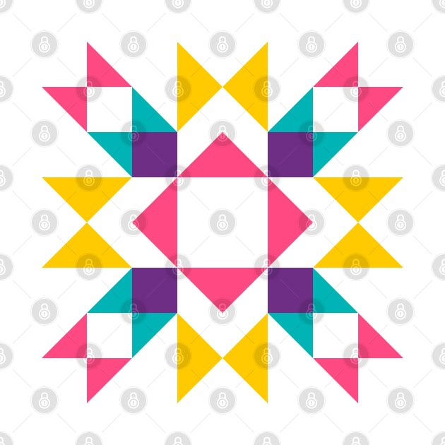 SCANDINAVIAN STARS quilt pattern 07 by Slanapotam