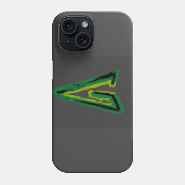 Green Arrow Logo (PlexoByte Edition) Phone Case by Reverse Robert
