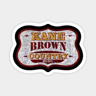 Kane Brown Vintage look country music Magnet