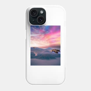 Cloudy Volcano Phone Case