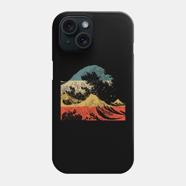 Great Wave Vintage Phone Case by giovanniiiii