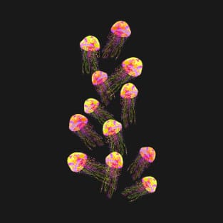 Yellow & Pink Jellyfish T-Shirt