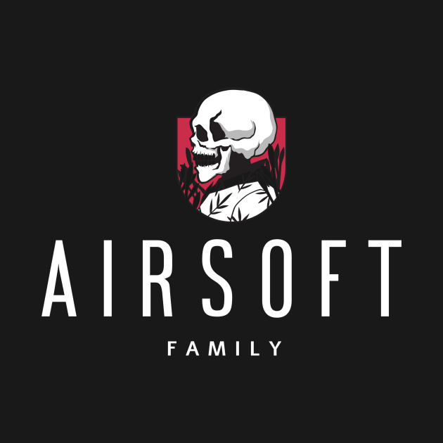 Airsoft Family - Skull by Airsoft_Family_Tees