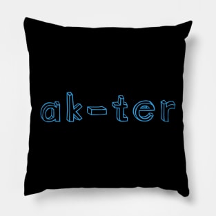 Ak-ter (actor) Pillow