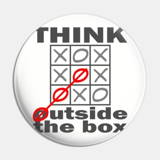 Think Outside the Box Pin