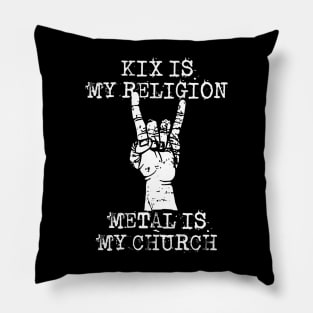 kix is my religion Pillow