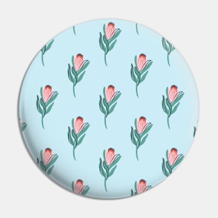 Protea pattern Pin