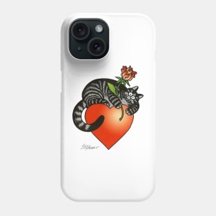 B kliban cat,  cat love Phone Case