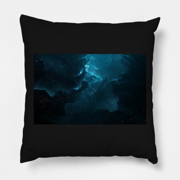 Nebula Pillow by BokeeLee