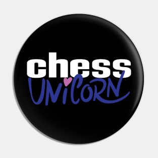 Chess Unicorn Pin