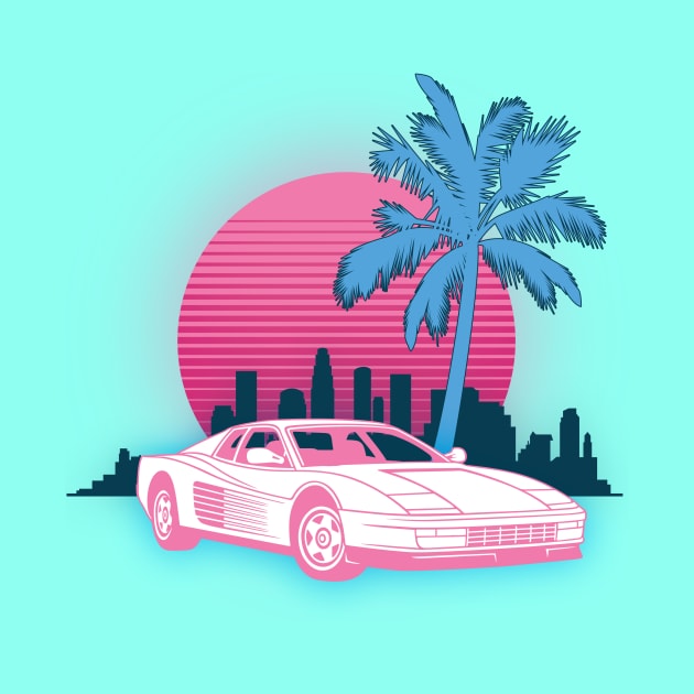 Miami Vice Testarossa by MiamiCannibal
