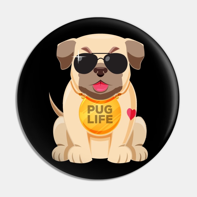 Pug dog Pin by This is store