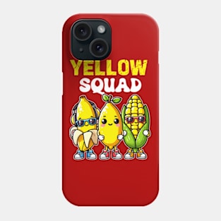 Yellow Squad Banana Lemon And Corn Phone Case